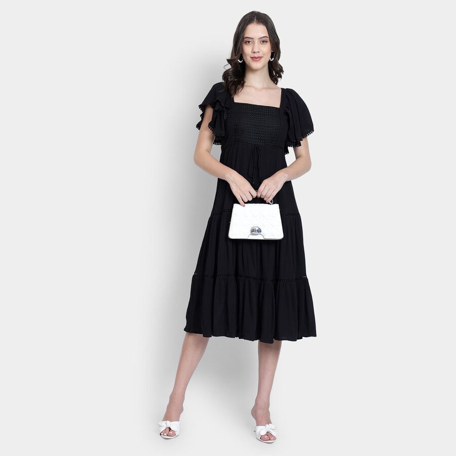 Ladies' Dress , काला, large image number null