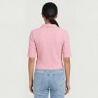 Women's Pink Classic Collar Classic Shirt, Pink, small