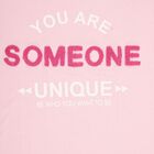 Girl's Cotton T-Shirt, Light Pink, small image number null