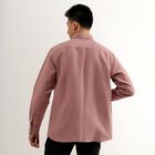 Men's Dusty Rose Regular Collar Casual Shirt, मूँगा (कोरल), small image number null