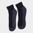 Men's Socks (Pack of 3), नेवी ब्लू, small