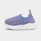 Boys Muted Steel Blue Slip-On Casual Shoes, Blue, small