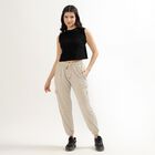 Ladies' Jogger Track Pants , Beige, small image number null