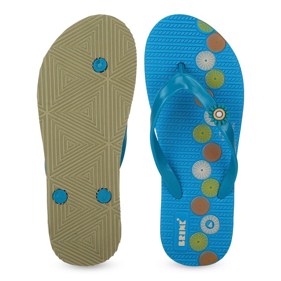 Ladies' Slipper, फिरोज़ी, large