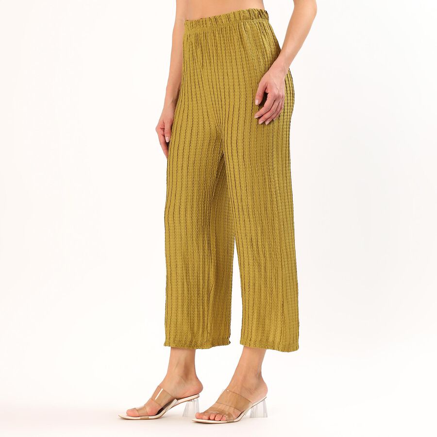 Women's Black Relaxed Fit Harem Pants, हल्का हरा, large