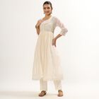 Ladies' Kurta, ऑफ व्हाइट, small image number null