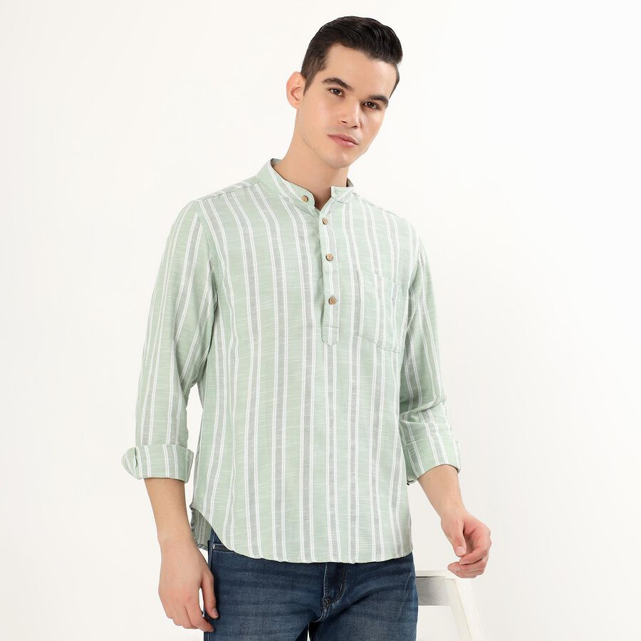 Men's Kurta, हल्का हरा, large image number null