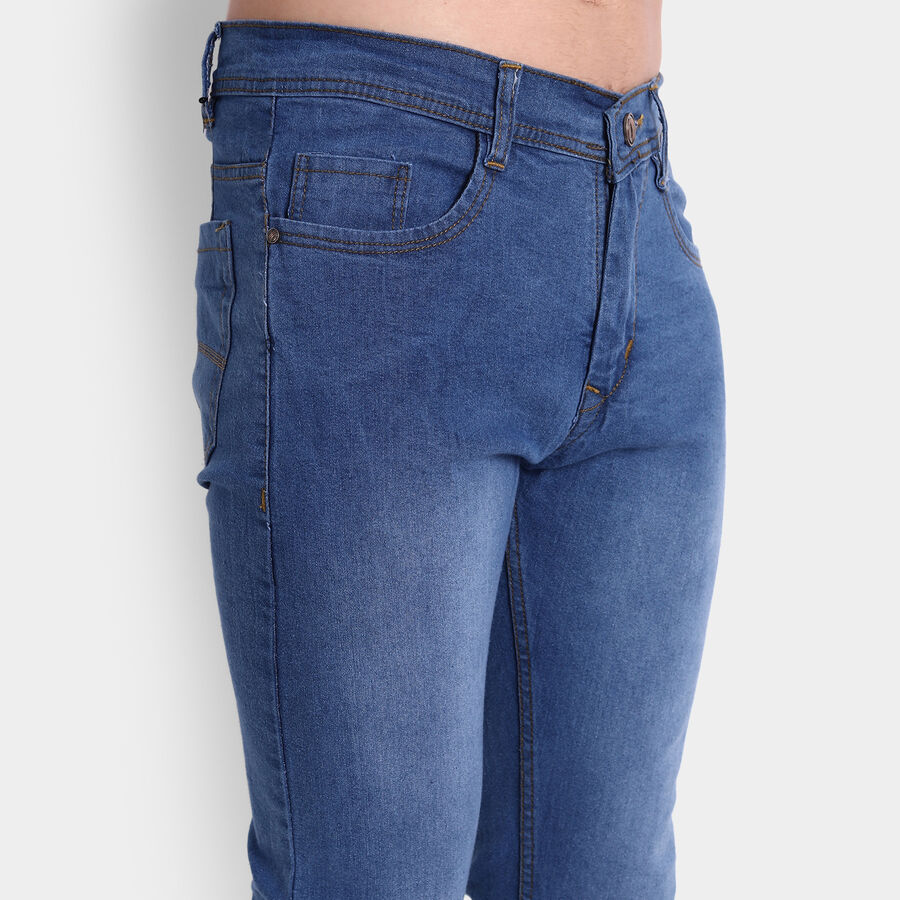 5 Pocket Skinny Fit Jeans, Light Blue, large image number null