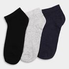Men's Socks (Pack of 3), Navy Blue, small