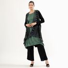Women's Muted Sage Green Round Neck Minimalist Kurta, हल्का हरा, small image number null