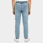Boys' Light Blue Regular Fit Washed Jeans, Light Blue, small