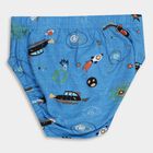 Boys' 100% Cotton Briefs, नारंगी, small image number null