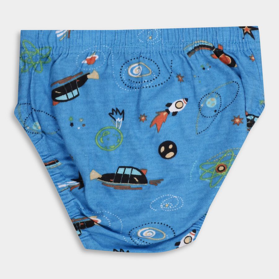 Boys' 100% Cotton Briefs, नारंगी, large image number null