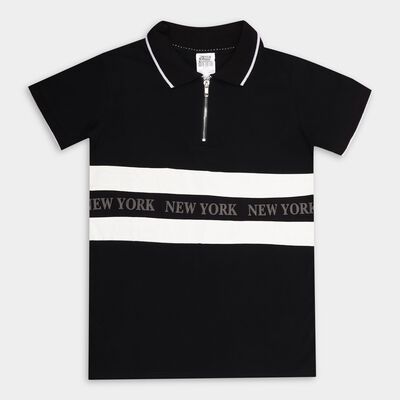 Boys' 100% Cotton Half Sleeves T-Shirt