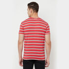 Stripes Round Neck T-Shirt, Red, small image number null