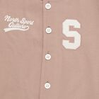 Boys' Beige Varsity Neck Embroidered Baba Suit, गहरा पीला, small image number null