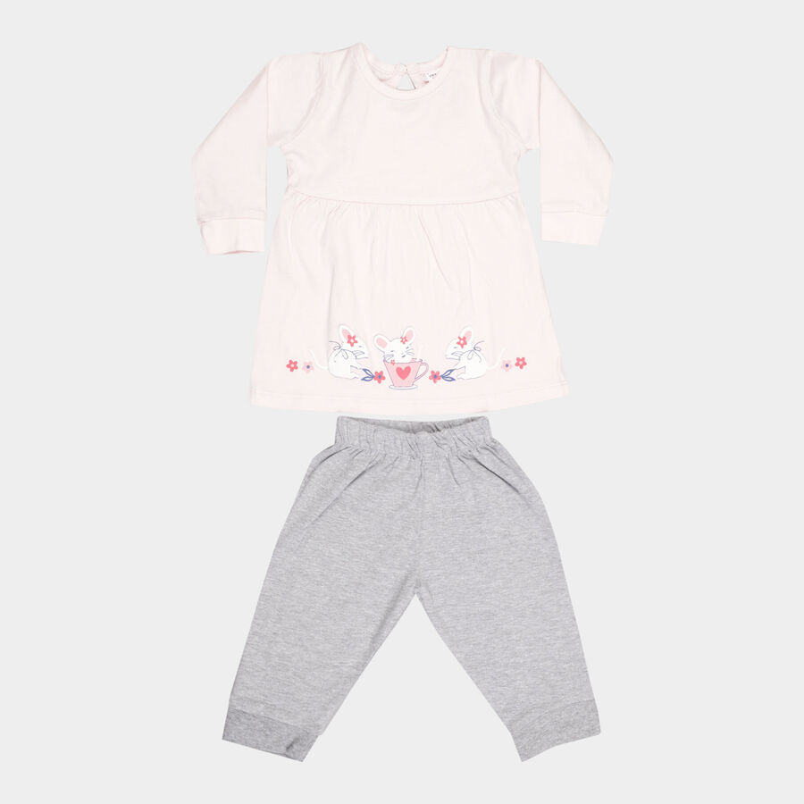 Infants Cotton Hipster Set, Light Pink, large image number null