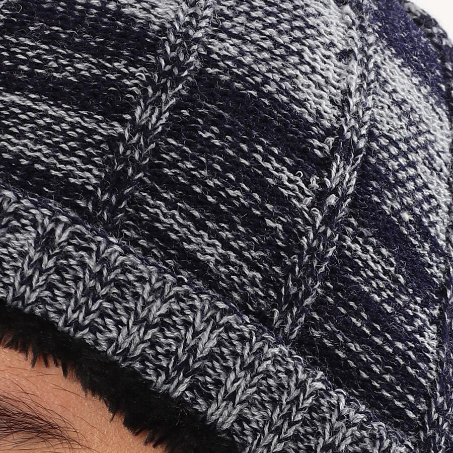 Men's Cap, नेवी ब्लू, large image number null