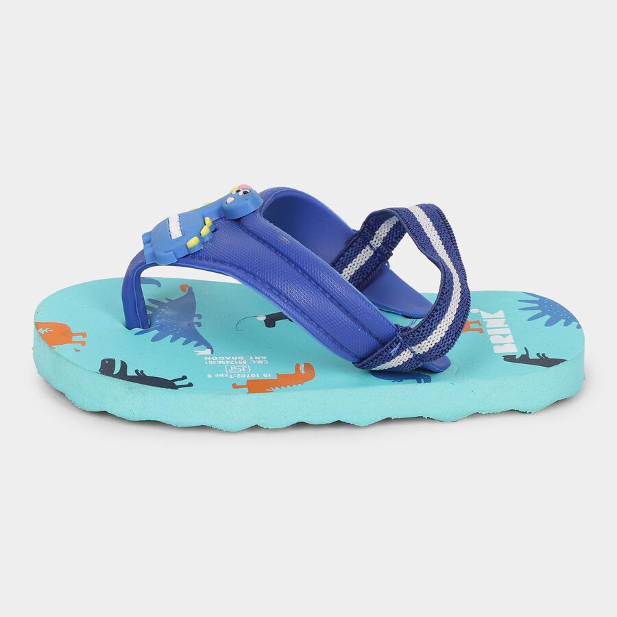 Boys' Slipper, Blue, large image number null
