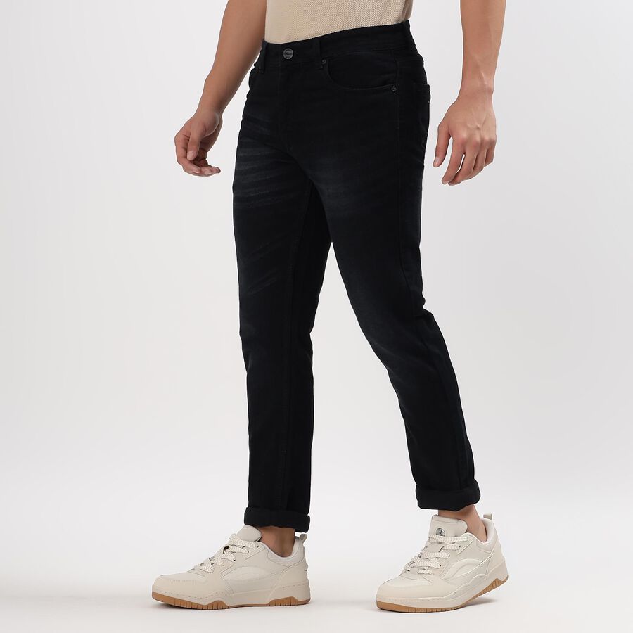 Men's Skinny Jeans, Black, large image number null