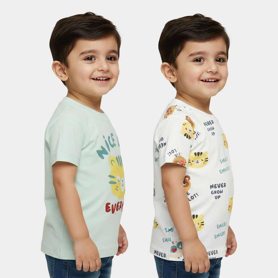 Infants' T-Shirt, Aqua, large