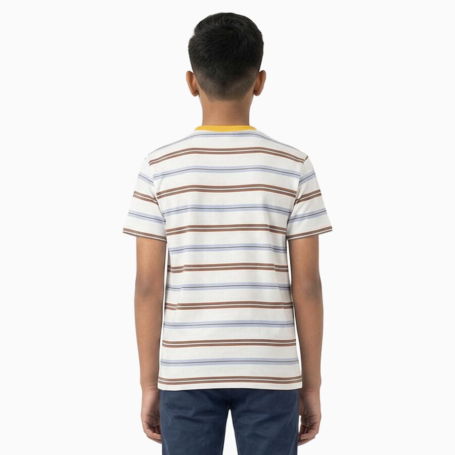 Boys' Half Sleeves T-Shirt, सफ़ेद, large image number null