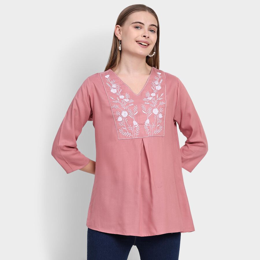 Ladies' Kurti, Purple, large image number null