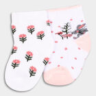 Infant's Socks (Pack of 2), White, small image number null
