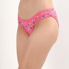 Women's Bright Coral Pink Bikini Panty, Pink, small image number null