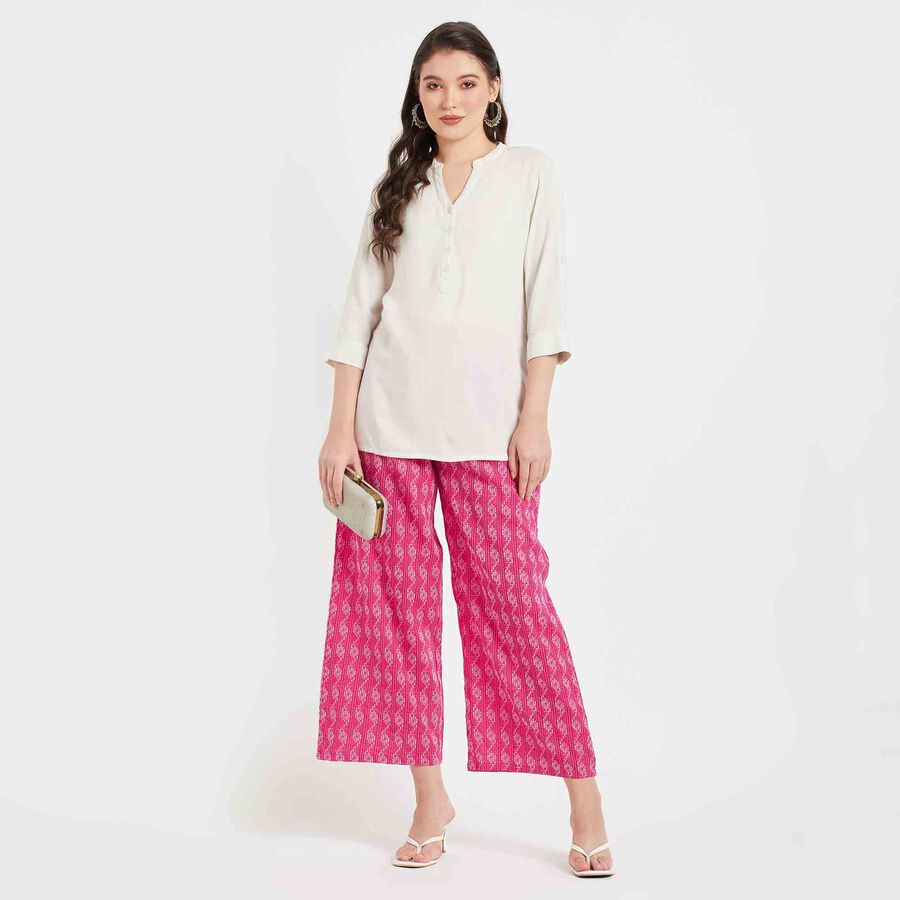 Solid Palazzo, Fuchsia, large image number null