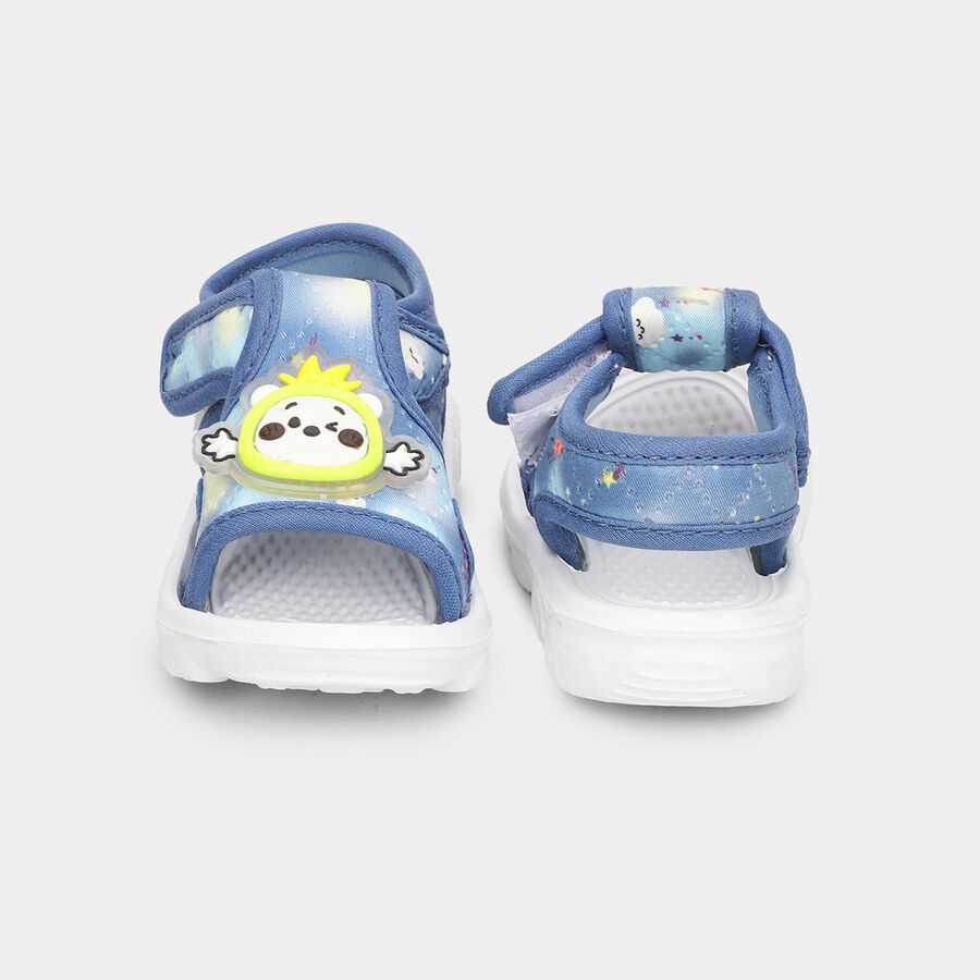 Boys' Sandal with Back Strap, Blue, large image number null