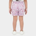 Girls' Lavender Regular Fit Heart Print Bloomer, Lilac, small
