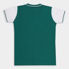Boys' 100% Cotton Half Sleeves T-Shirt, Dark Green, small image number null