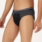 Men's V-Cut Briefs , Charcoal, small image number null