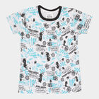 Boys Cotton T-Shirt, सफ़ेद, small image number null
