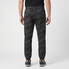 Men's Mid Blue Slim Fit Camouflage Jogger Trousers, मध्यम नीला, small