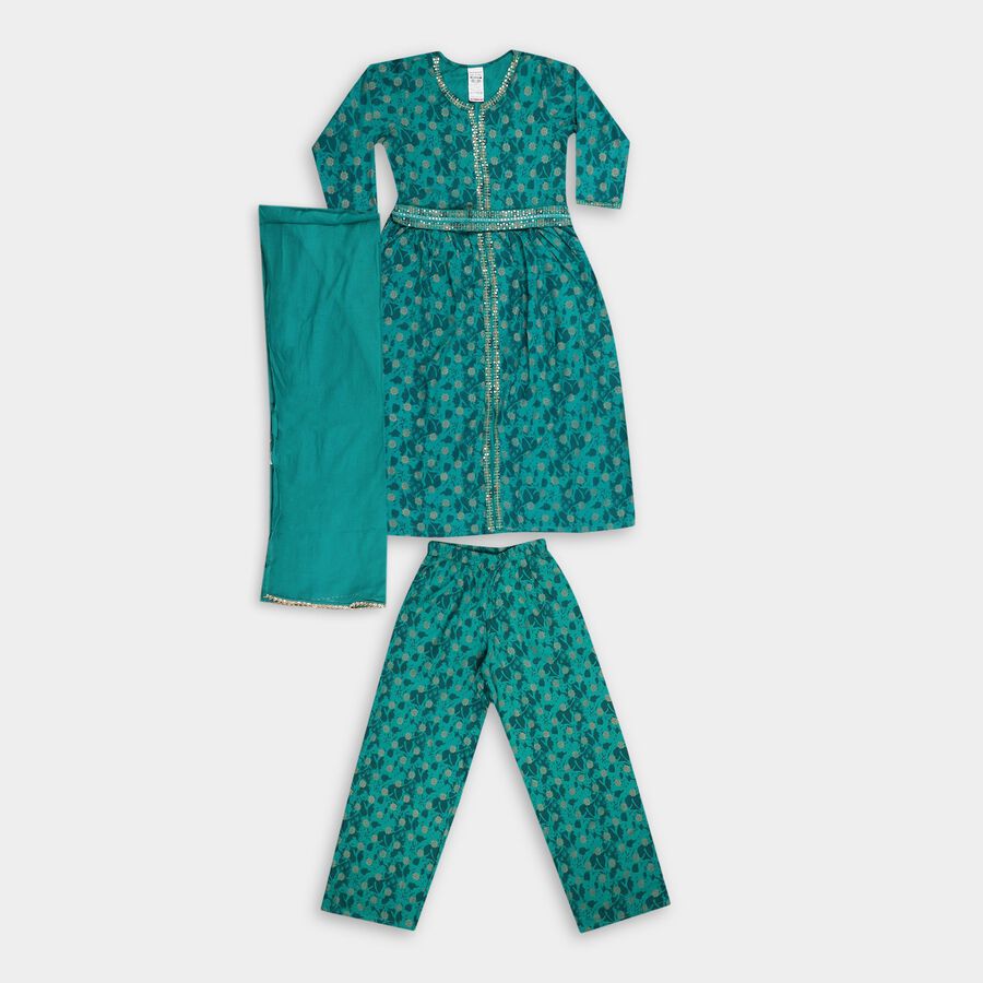 Girls' Fusion Set, Aqua, large image number null