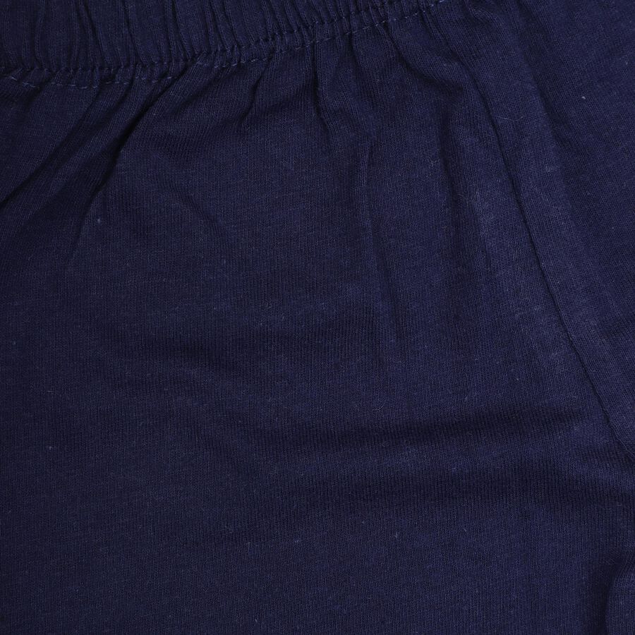 Infants' 100% Cotton Baba Suit, Navy Blue, large image number null