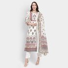 Ladies' Ethnic Set , ऑफ व्हाइट, small image number null