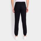 Men's 100% Cotton Slim Fit Casual Trousers, काला, small image number null