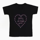 Girls' T-Shirt, काला, small image number null
