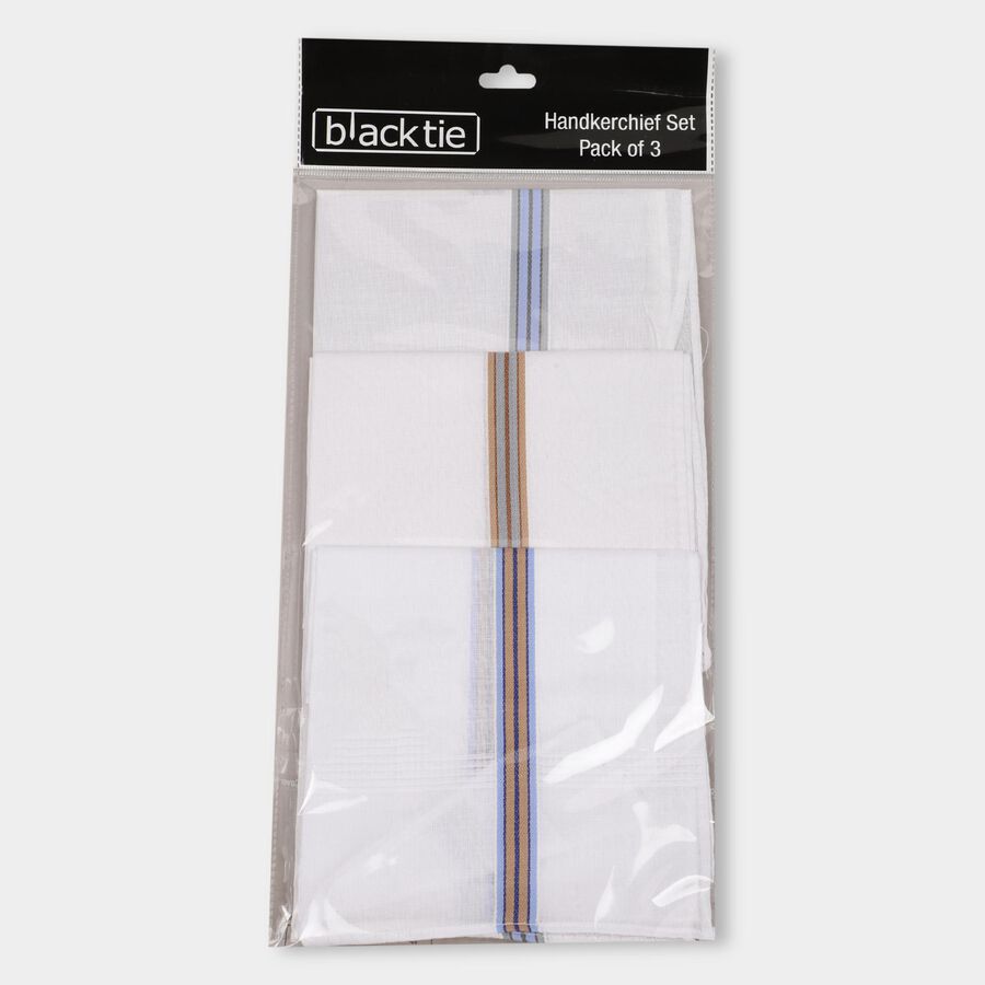 Men's Hanky, White, large