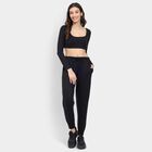 Ladies' Track Pants , काला, small image number null