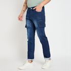 Men's Slim Fit Jeans, Dark Blue, small image number null
