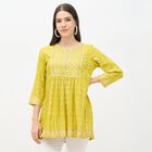 Women's Light Sage Green Round Neck Straight Kurti, हल्का हरा, small