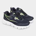 Men's Lace-Up Sports Shoes, नीला, small image number null