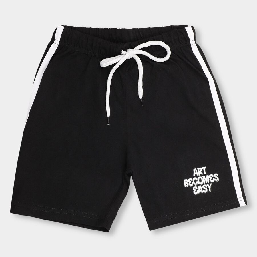 Boys' Bermudas, काला, large image number null