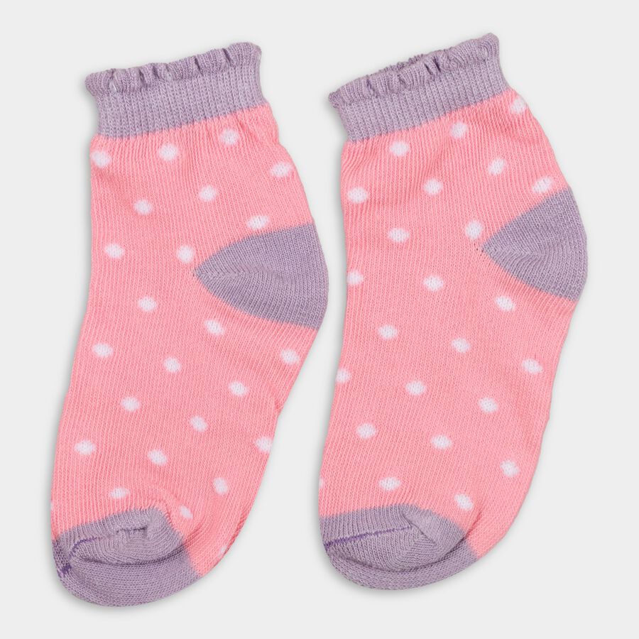 Girls' Socks (Pack of 2), Pink, large image number null