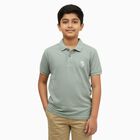 Boys' Half Sleeves T-Shirt, Light Green, small image number null