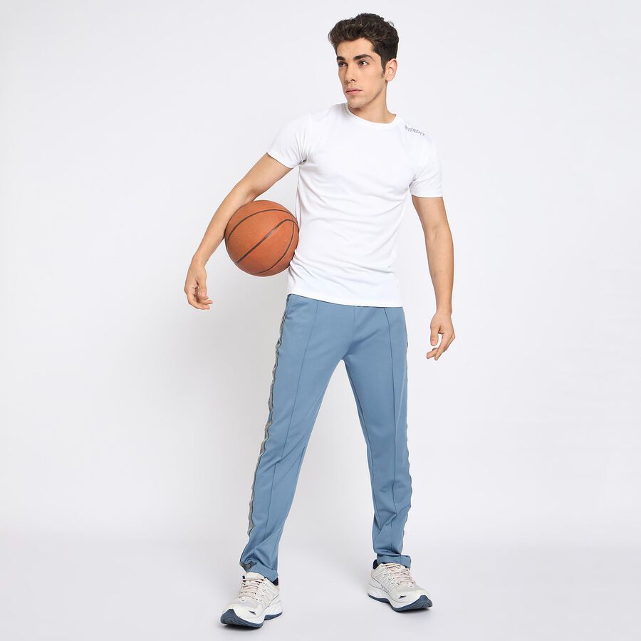 Men's Track Pants, Mid Blue, large